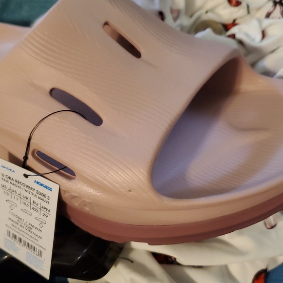 HOKA ORA Recovery‎ 3 pale mauve wistful mauve Slides size 11 Men 13 Women new - Picture 6 of 6